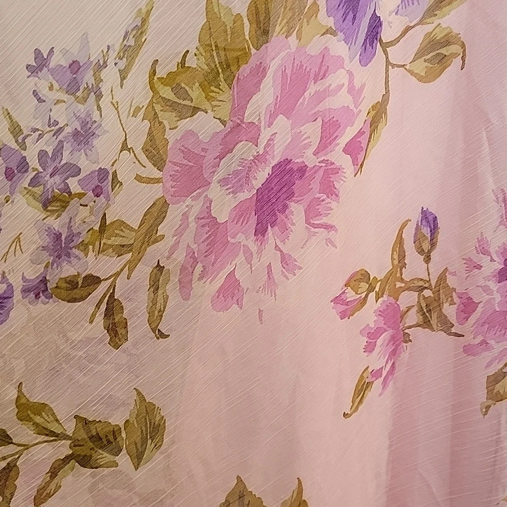 Lulus Romantic Marvel Floral Print Halter Neck Maxi Dress Size XL NWT - Picture 11 of 12